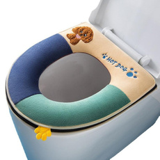 Bathroom, Bathroom Accessories, cartoontoiletcushion, zippertoiletmat