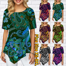 Plus Size, Colorful, womens shirt, womens top
