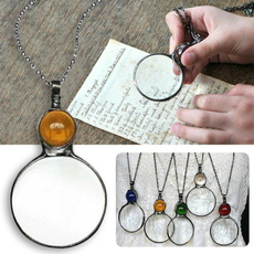 magnifyingglasspendant, Jewelry, Chain, women necklace