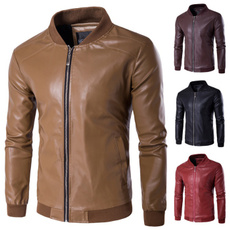 Fashion, leather, Coat, Tops