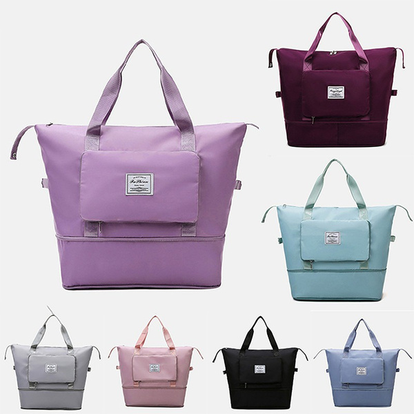 1PC Large Capacity Folding Bottom Extension Design Travel Bag
