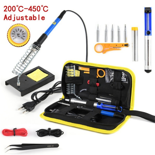 High Quality Adjustable Temperature Handheld Soldering Iron Kit