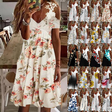 Summer, dressesforwomen, Lace, gowns