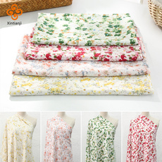 handmadefabric, printchiffonfabric, Floral, chiffon