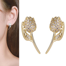 huggieearring, Fashion, gold, Wedding
