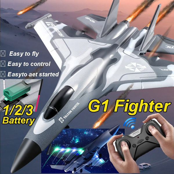 New G1 Rc Plane Airplane Fighter With 1/2/3 Battery 2.4G Remote Control ...