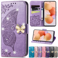 case, butterfly, redmicase, leather