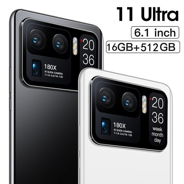 11Ultra New Android Smartphone 6.1inch Large Screen Dual SIM Cards