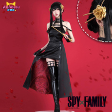 Spy, Goth, Family, Cosplay Costume