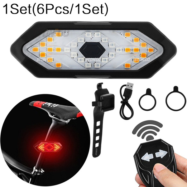 1Set 6Pcs 1Set Rear Lamp Smart Stonego Bike Wireless Remote Turn 1set 6pcs 1set Rear Lamp Smart Stonego Bike Wireless Remote Turn
