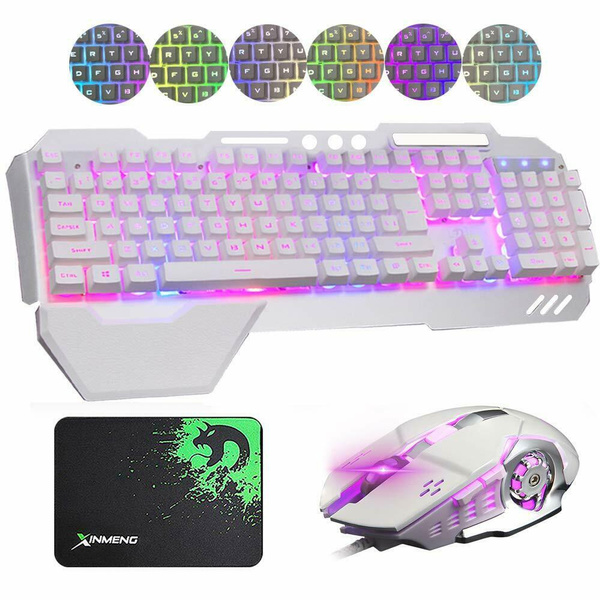 K618 Wired Gaming Keyboard And Mouse Set Rgb Backlit For Pc Laptop Ps4 Xbox One Wish