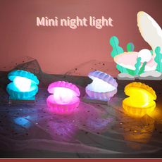 Mini, shells, Night Light, Desk