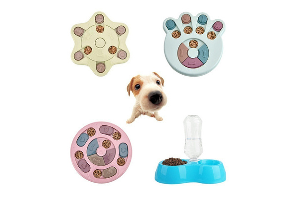 Dropship Dog Pets Puzzle Toys Slow Feeder Interactive Increase Puppy IQ Food  Dispenser Slowly Eating NonSlip Bowl Pet Dogs Training Game to Sell Online  at a Lower Price