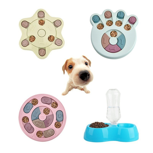 Dog Food Puzzle Toys, Treat Dispensing Dogs Slow Feeder Increase IQ Pet Dog  Training Games Feeder Interactive Pet Supplies
