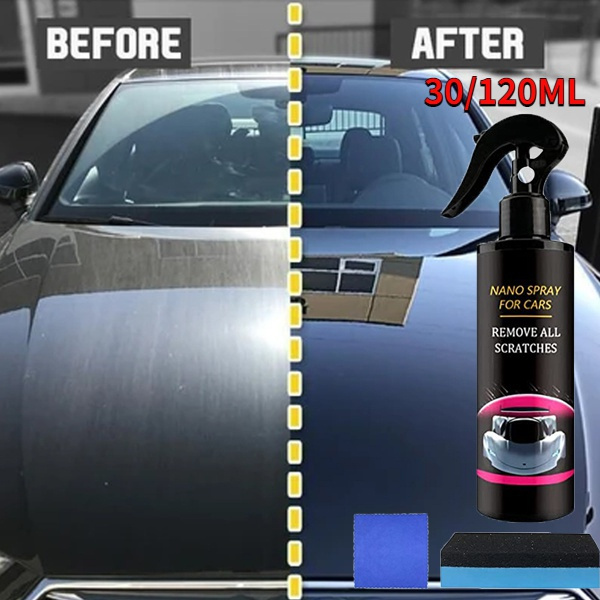 New 30/120 Ml Set Car Scratch Repair Nano Spray, Car Nano Scratch Removal  Spray, Fast Repair Scratches Nano Car Scratch Repairing Polish Spray for  All Car Body