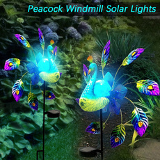 Beautiful, peacock, windmilldecor, Garden