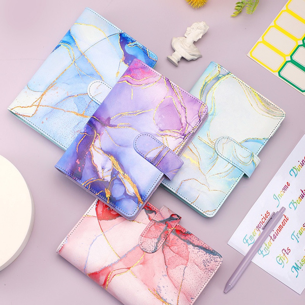 a6-macaron-marble-leather-a6-pu-leather-diy-binder-notebook-cover-diary
