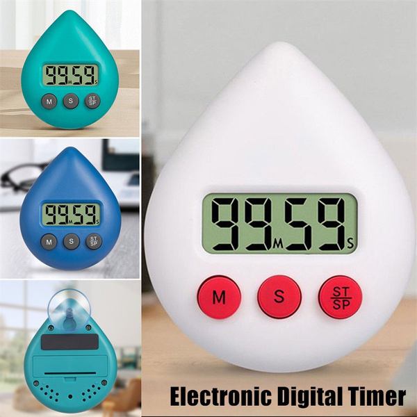 Waterproof Digital Kitchen Timer For Cooking Shower Study Stopwatch ...