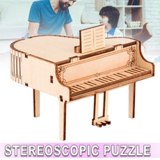 pianowoodenmodel, Box, Toy, musicbox