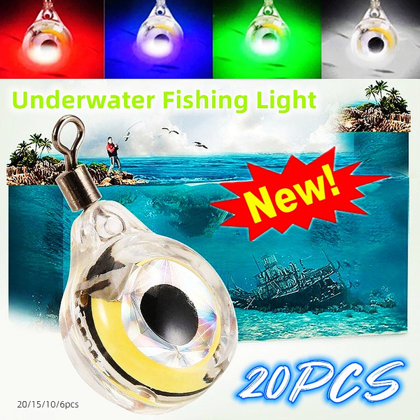 Fishing In Darkled Underwater Fishing Light - Waterproof Glowing