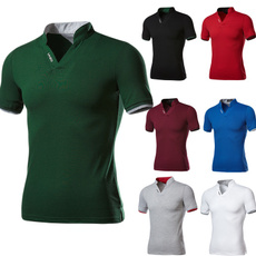 Stand Collar, lapel, Shorts, Polo Shirts