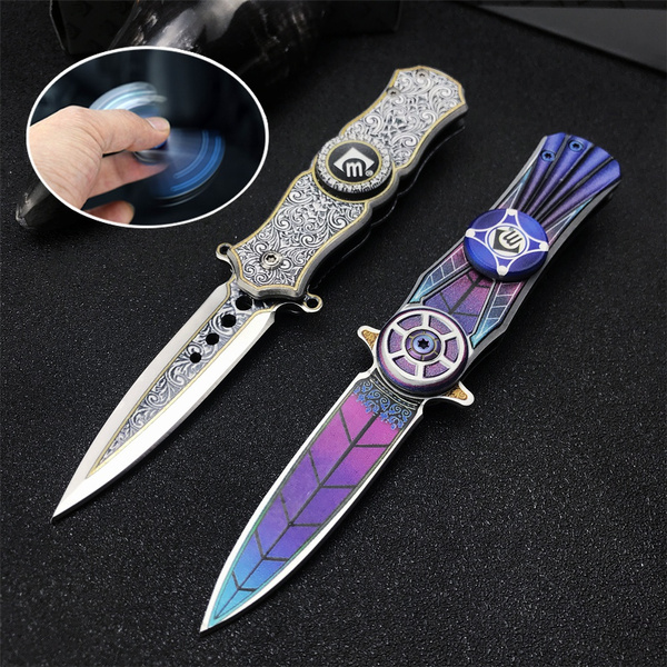 Tactical Pocket EDC Dagger ChongMing CM76/CM78 Titanium Fingertip ...