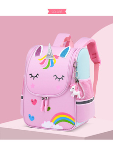 pink, Kindergarten bags, School, Nylon