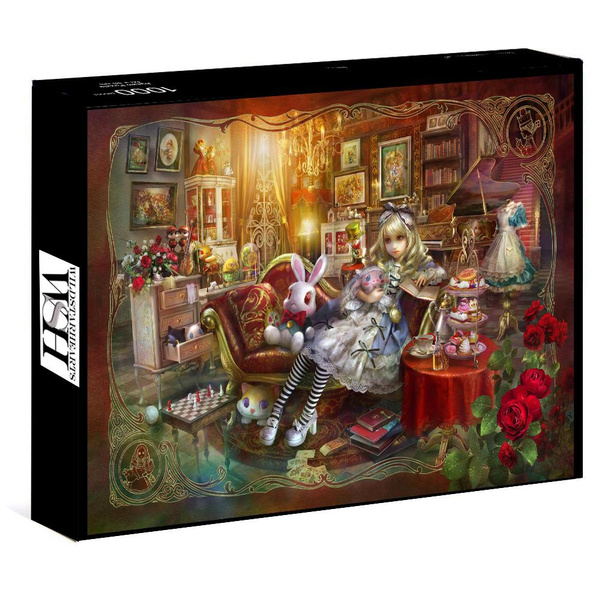 Alice Collection 1000 Piece Jigsaw Puzzles for Adults, Gothic Dark ...