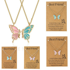 butterfly, Fashion, friendshipnecklace, Jewelry