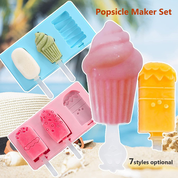 Fruit Pp Ice Cream Mold Silicone Ice Cream Mold Popsicle Molds DIY