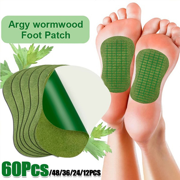 12/24/36/48/60Pcs Wormwood Detox Foot Patches Pads Feet Cleansing ...