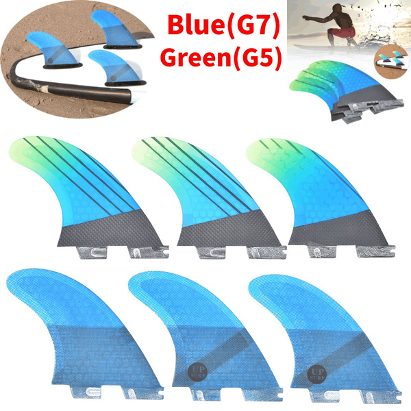 Fiberglass Surfboard Fin Fiberglass FCS2 Stylish Convenient Blue