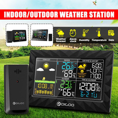 wirelessweatherforecaststation, weather forecast, wirelesstemperaturesensor, Clock