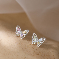 Sterling, Fashion, Colorful, Stud Earring