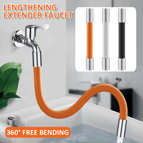 New Faucet Extension Extender 360 Universal Rotation Pipe Kitchen Tap   62c3ee24c6f02a25584db94c Large 