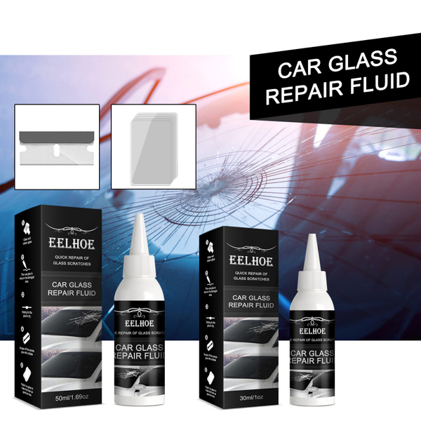 broken car glass repair glue