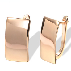 huggieearring, Hoop Earring, Jewelry, gold