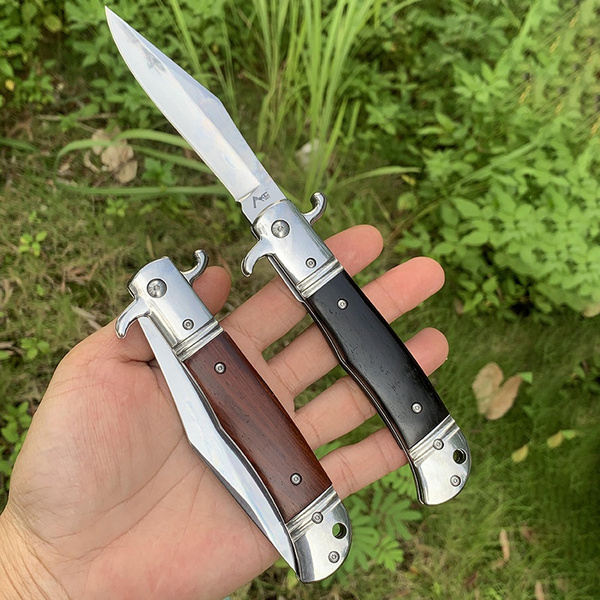 Newest Hot AKC Spring Assisted Quick opening Folding Knives 440C Blade