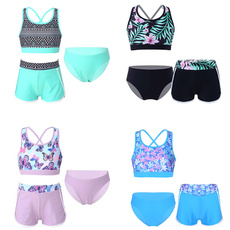 girls swimwear, childrenswimsuit, bikini set, Summer