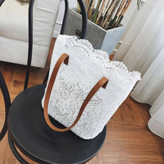 Shoulder Bags, Lace, Bags, leather