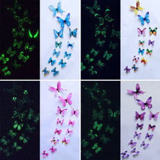 butterfly, luminouswallsticker, Home Decor, Colorful