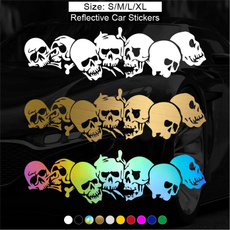 carbody, Skeleton, skull, Car Sticker