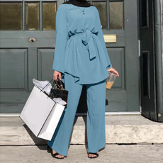 Fashion, long sleeve blouse, suits for women, pants