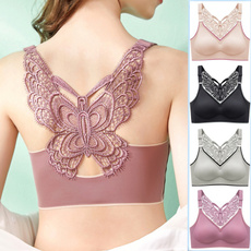 butterfly, push up bra, Underwear, Plus size top