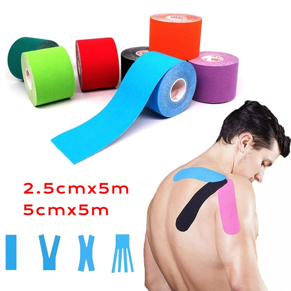 1 Roll Sports Kinesiology Tape Professional Roll, Waterproof Athletic Tape  for Pain Relief