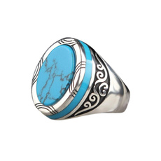 Sterling, ringsformen, Turquoise, exquisite jewelry