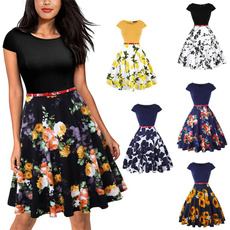Summer, Vintage Dresses, ladies dress, Dress