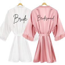 gowns, Bathrobe, Bridesmaid, Women's Fashion