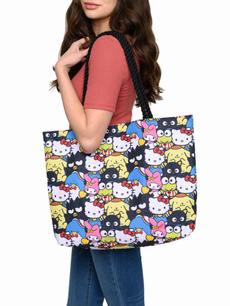 Totes, Tote Bag, hookandloop, Kitty