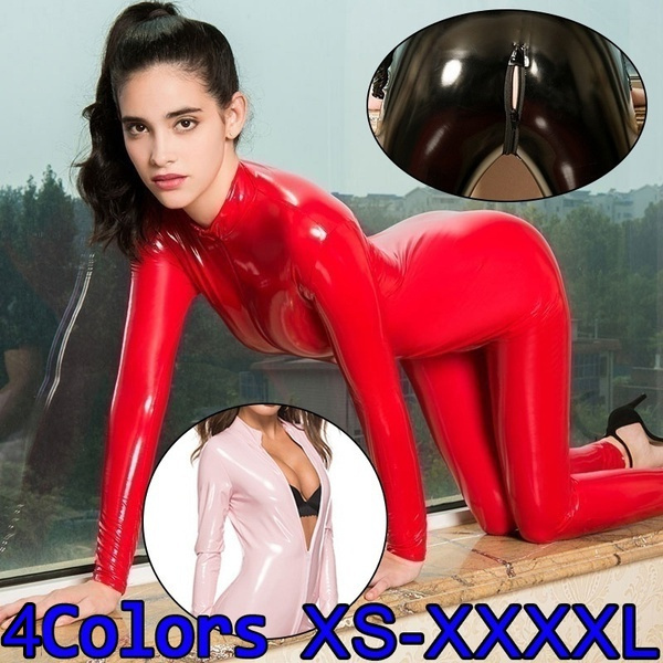 Corpo Shaping Sexy Clube Uniforme Feminino PVC Falso Látex One Piece  Estudante Role Play Collant Cosplay Brilhante 4 Pçs/Set Mulher Bodysuit -  AliExpress